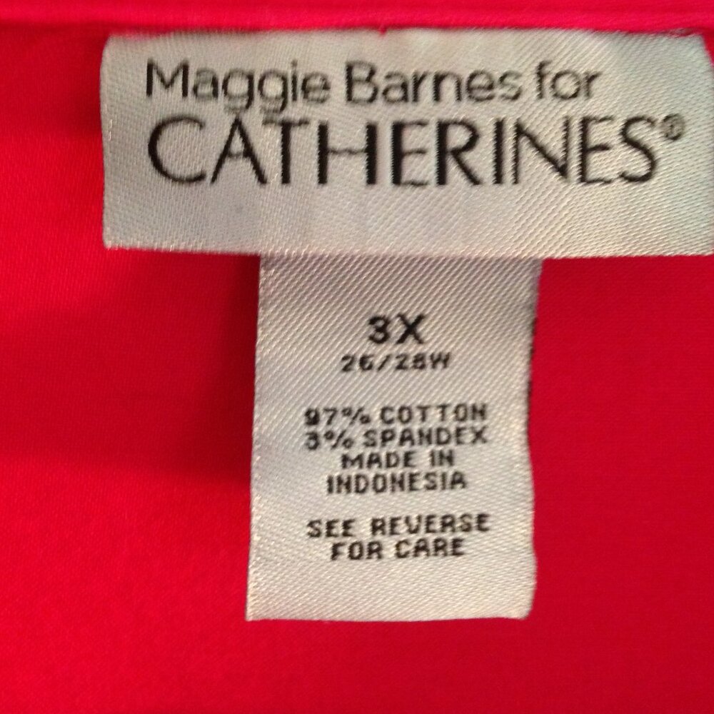 Maggie Barnes For Catherines Button-Front Blouse … - image 2
